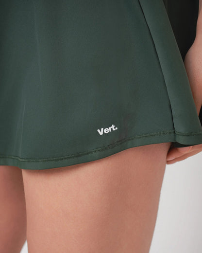 Ensemble Aryna Rétro Tennis &amp; Padel – Crème douce – Brassière Rembourrée + Jupe