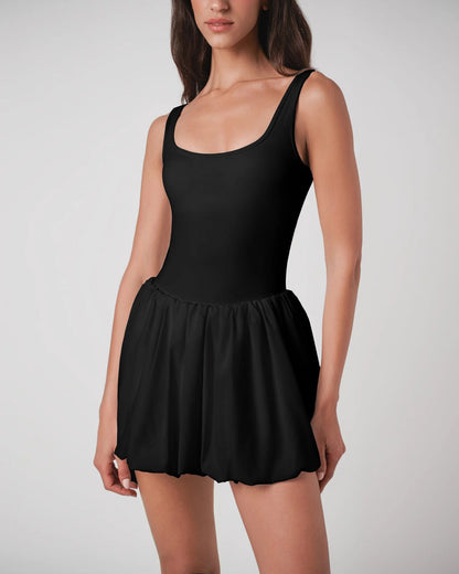 Robe Sofia avec short intégré – Blanc