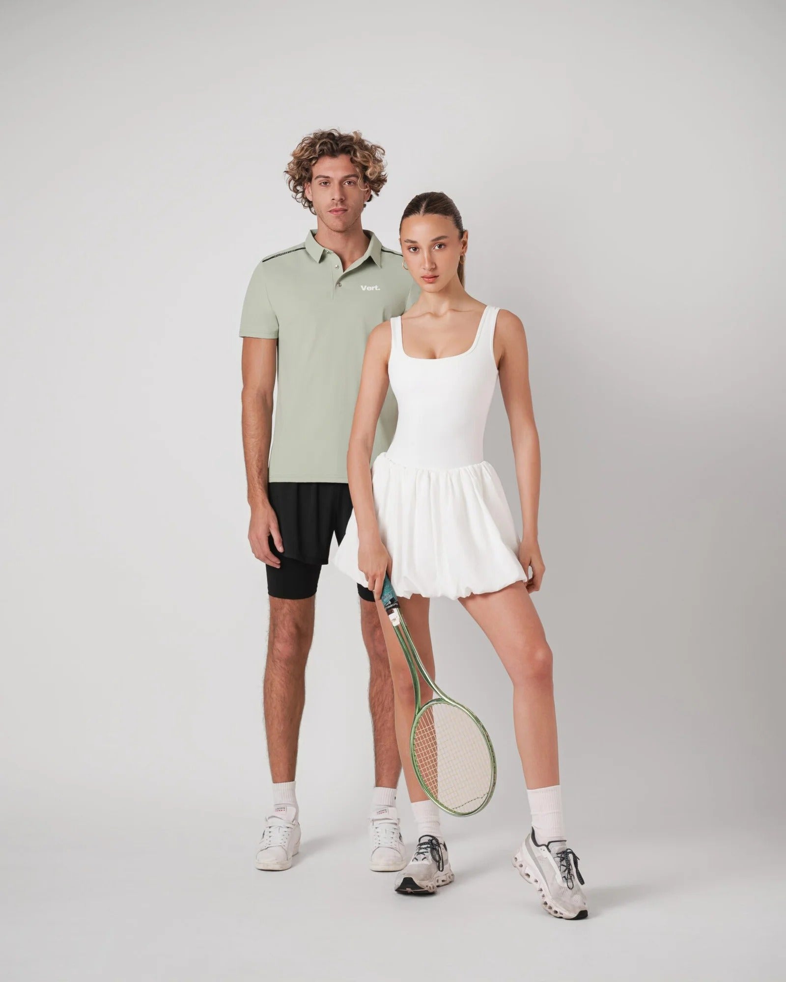 Robe Sofia avec short intégré – Blanc